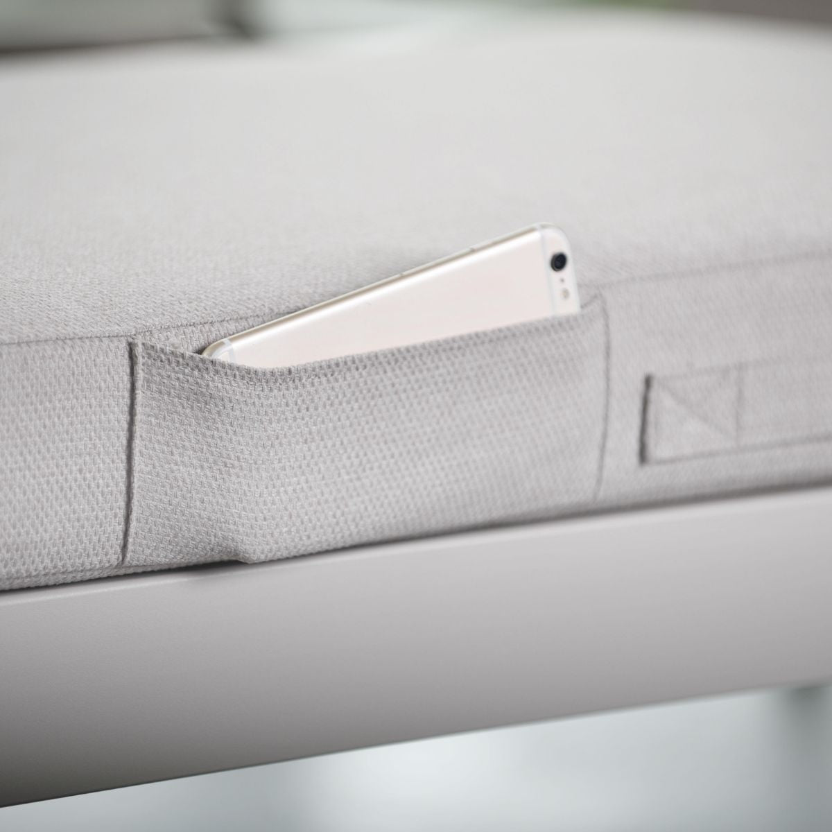 Portals Teak and Aluminum Modular Sofa 3pc Set