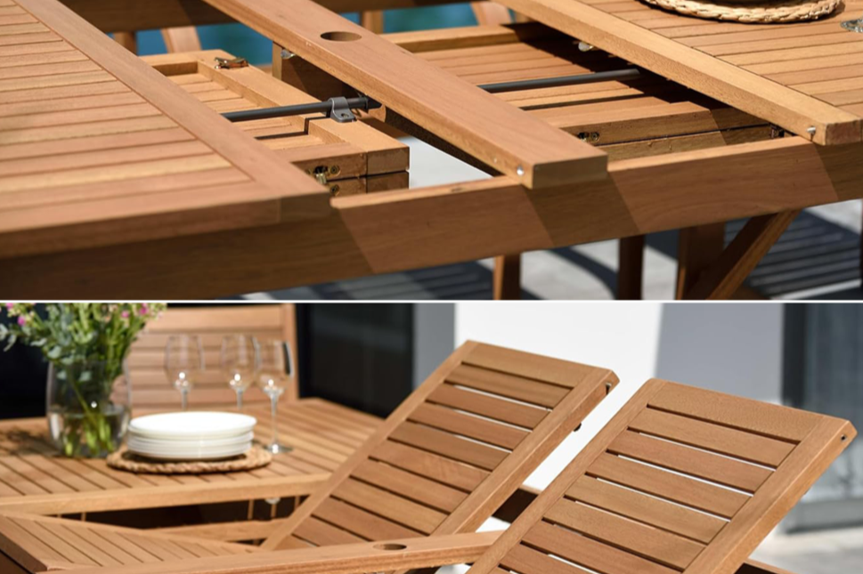 Leyland Table and 8 Chamonix Armchair Dining Set