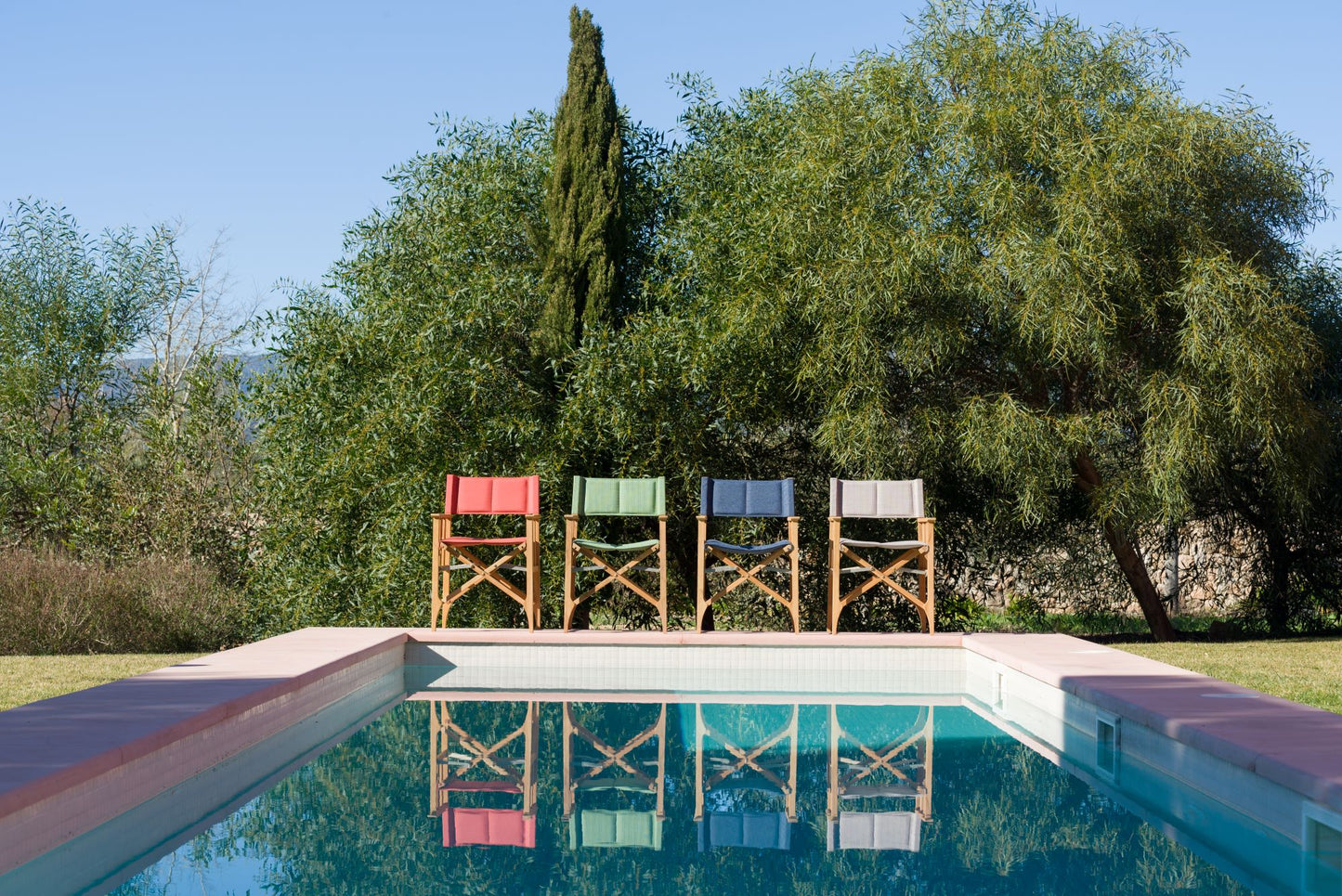 Zircon Teak Director Chair – Vintage Khaki - 1 Piece