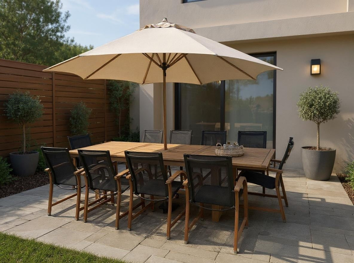 Leyland Table with Manhattan Black Chairs Dining Set