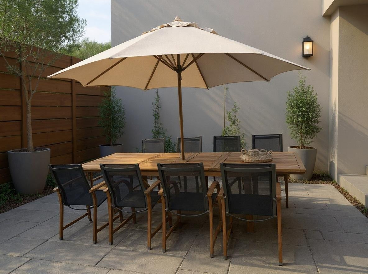 Leyland Table with Manhattan Black Chairs Dining Set