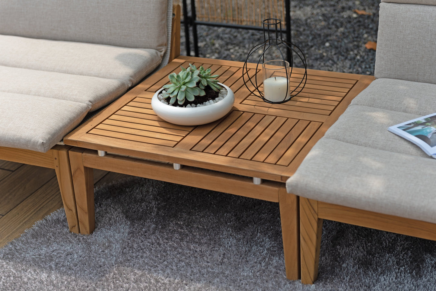 Arno 3pc Bistro Set Light