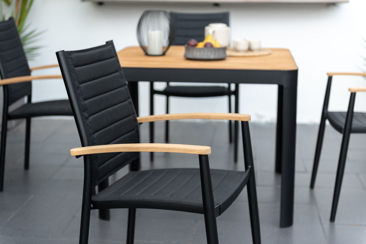 Portals Dark Lite 2pc Stacking Armchair