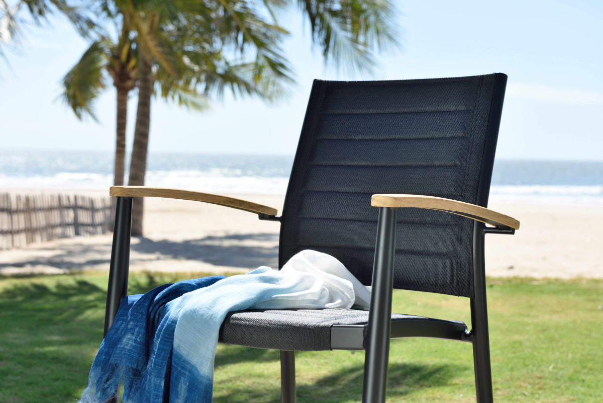 Portals Dark Lite 2pc Stacking Armchair