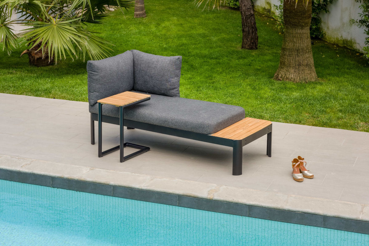 Portals Dark Modular Sofa 3pc Set