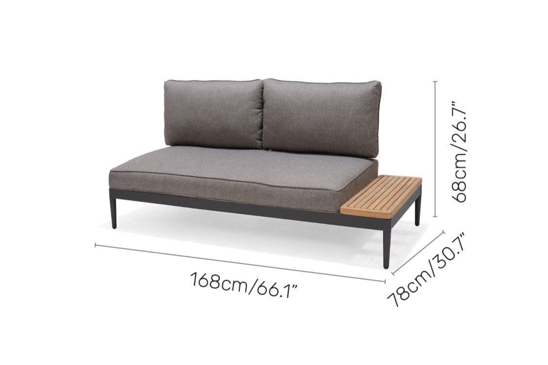 Topaz 4pc Seating Bed Set