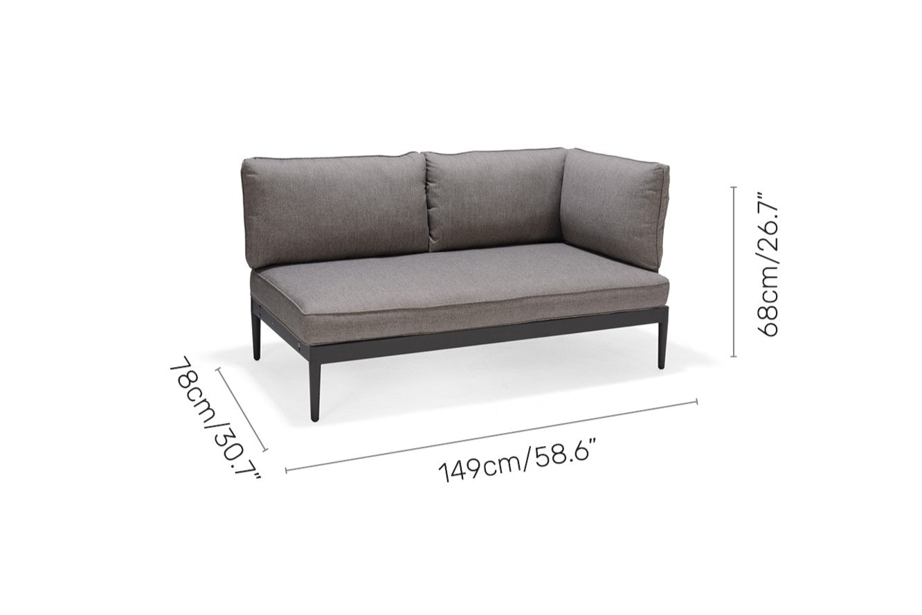 Topaz 3pc Seating Bed Set