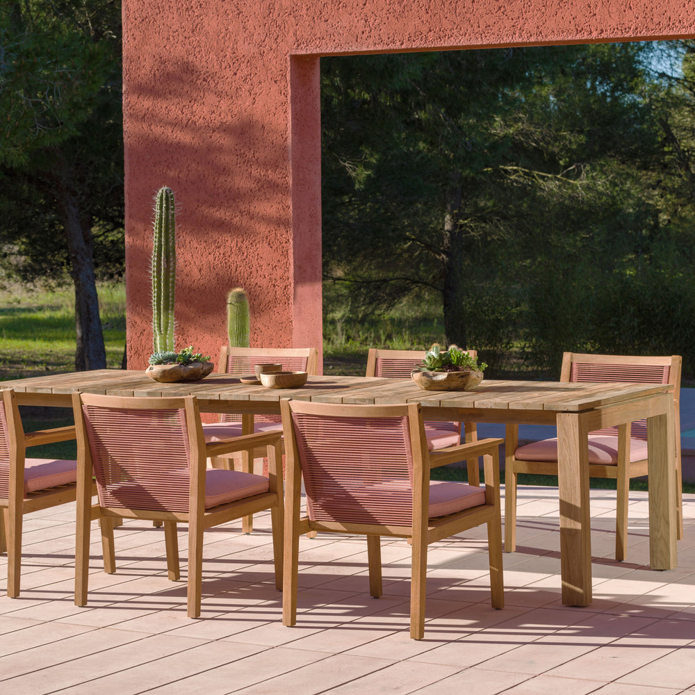 
                      
                        Agate Teak and Rope Armchair Terracotta
                      
                    
