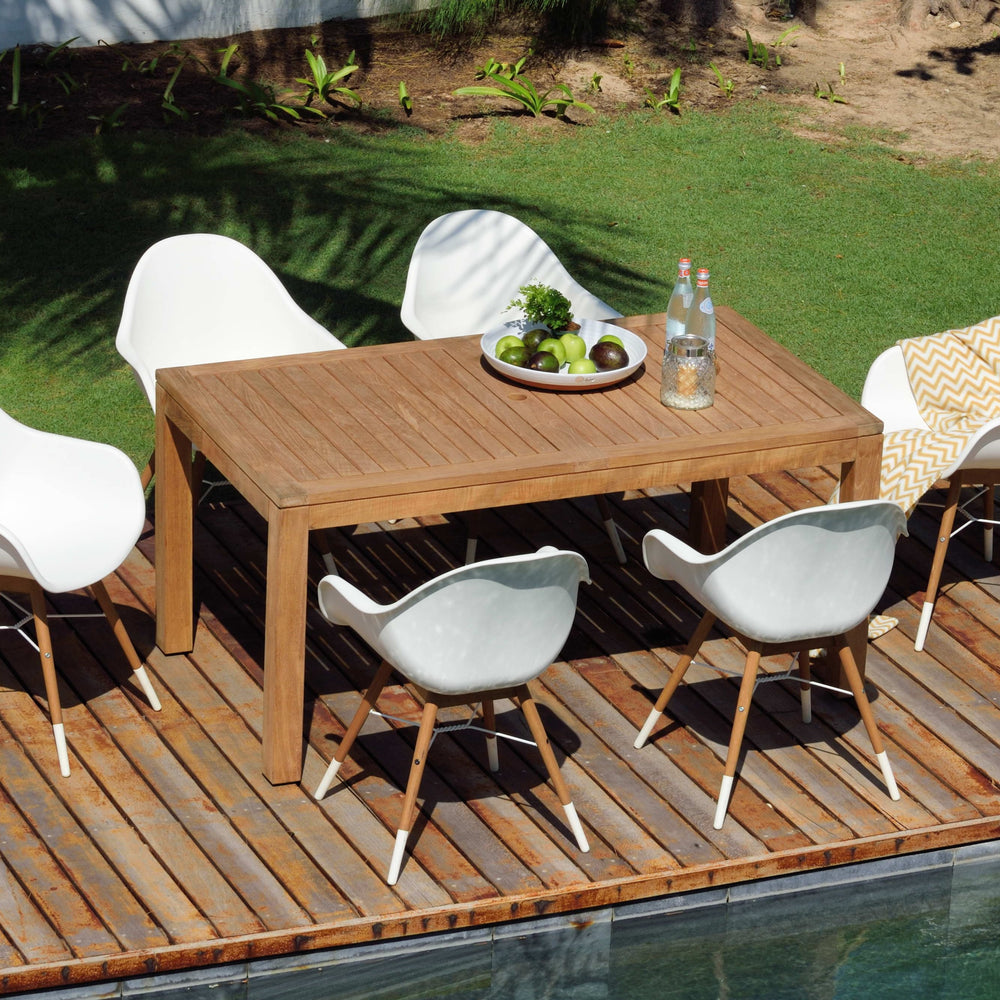 
                      
                        Chamonix Resin and FSC Wood Arm Chairs - 2pc
                      
                    