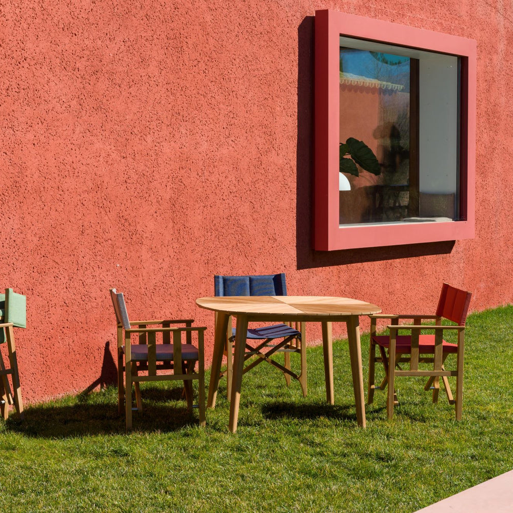
                      
                        Zircon Teak Director Chair ‚Äì Red - 1 Piece
                      
                    