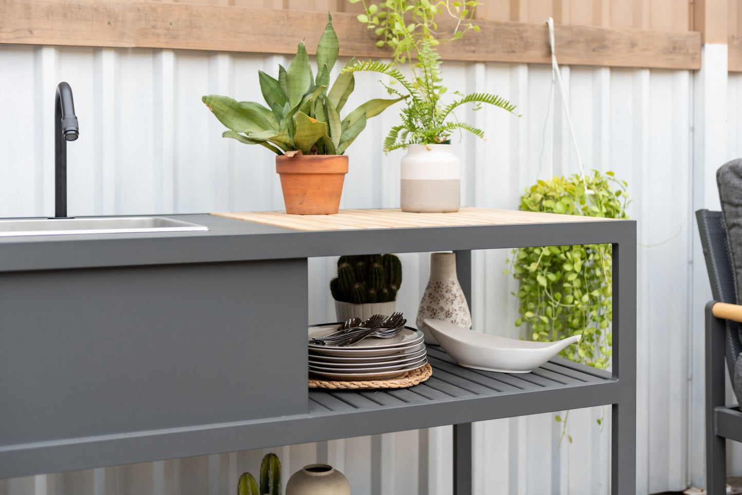 Amber Deluxe Kitchen Corner Set - 4pc