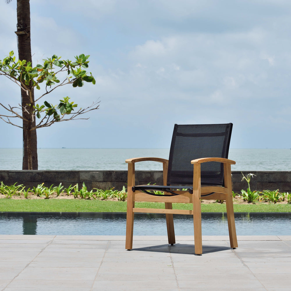 
                      
                        Rinjani Rectangular Teak Table and Fortuna Armchair Dining Set
                      
                    