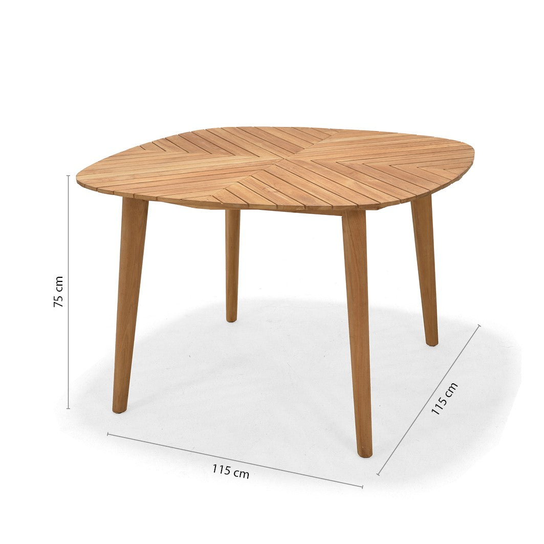 Jade 5 Piece Square Dining Set - Copen Blue
