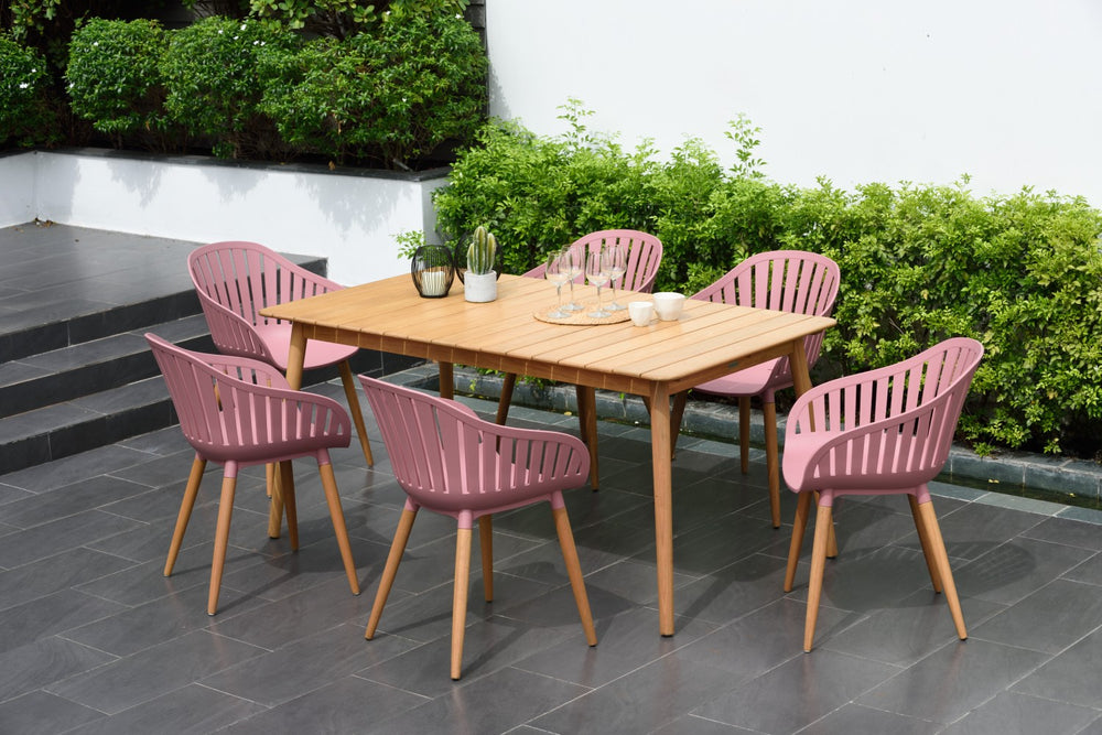 Nassau Rectangular Hardwood Table