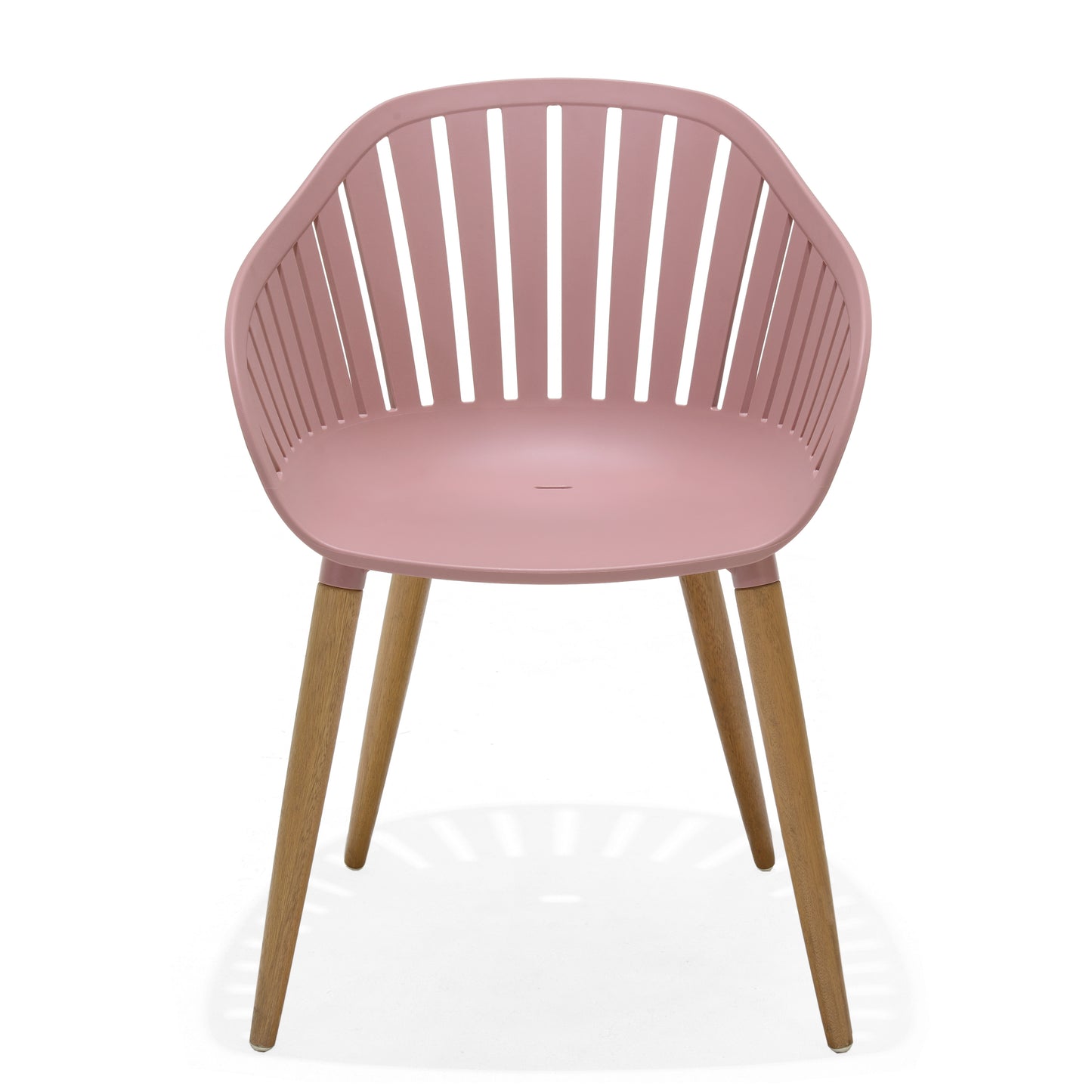 Nassau Carver Armchair in Peony Pink Social Plastic® - 2pc