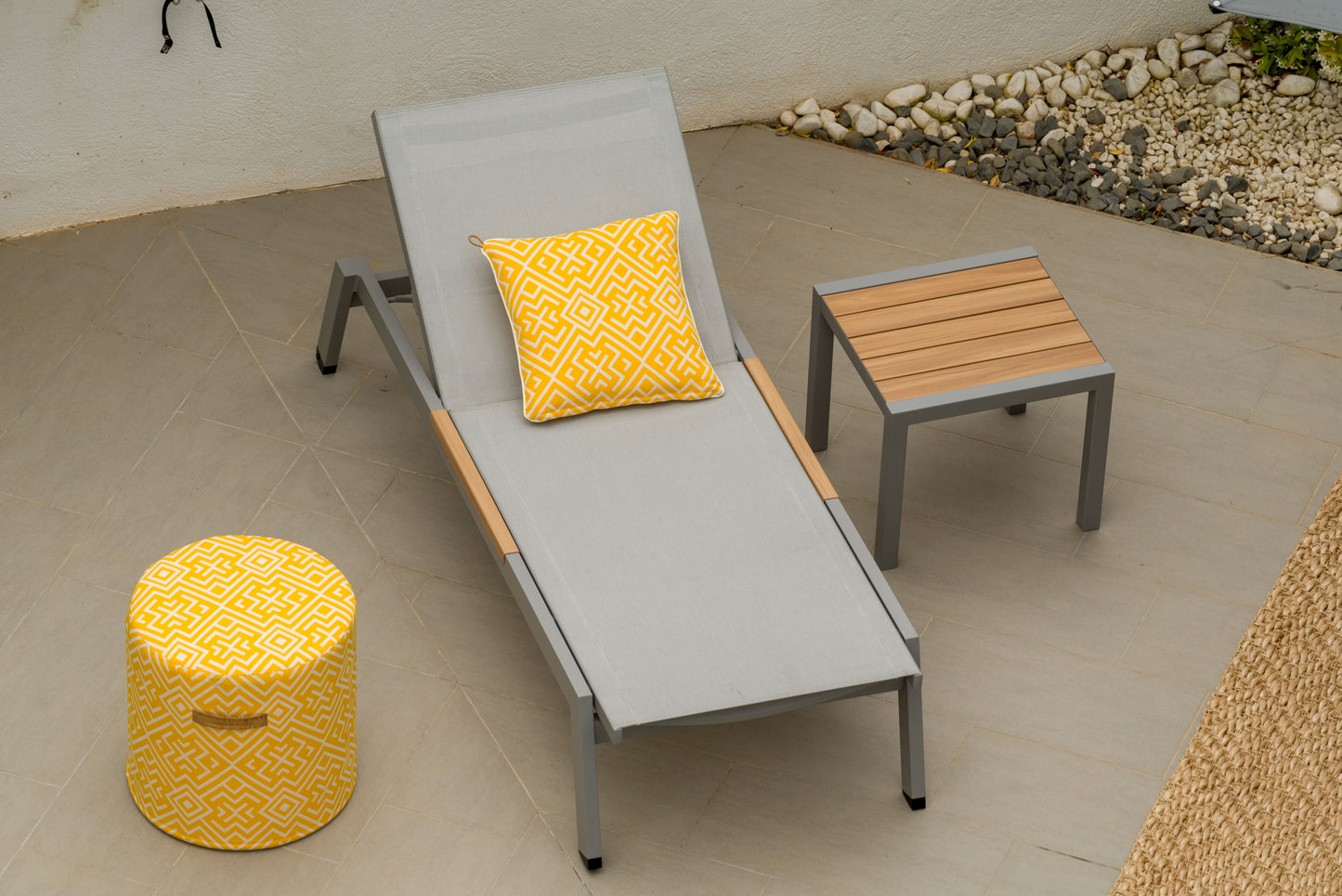 Panama Light Duo Coffee Set & Sun Loungers - 3pc