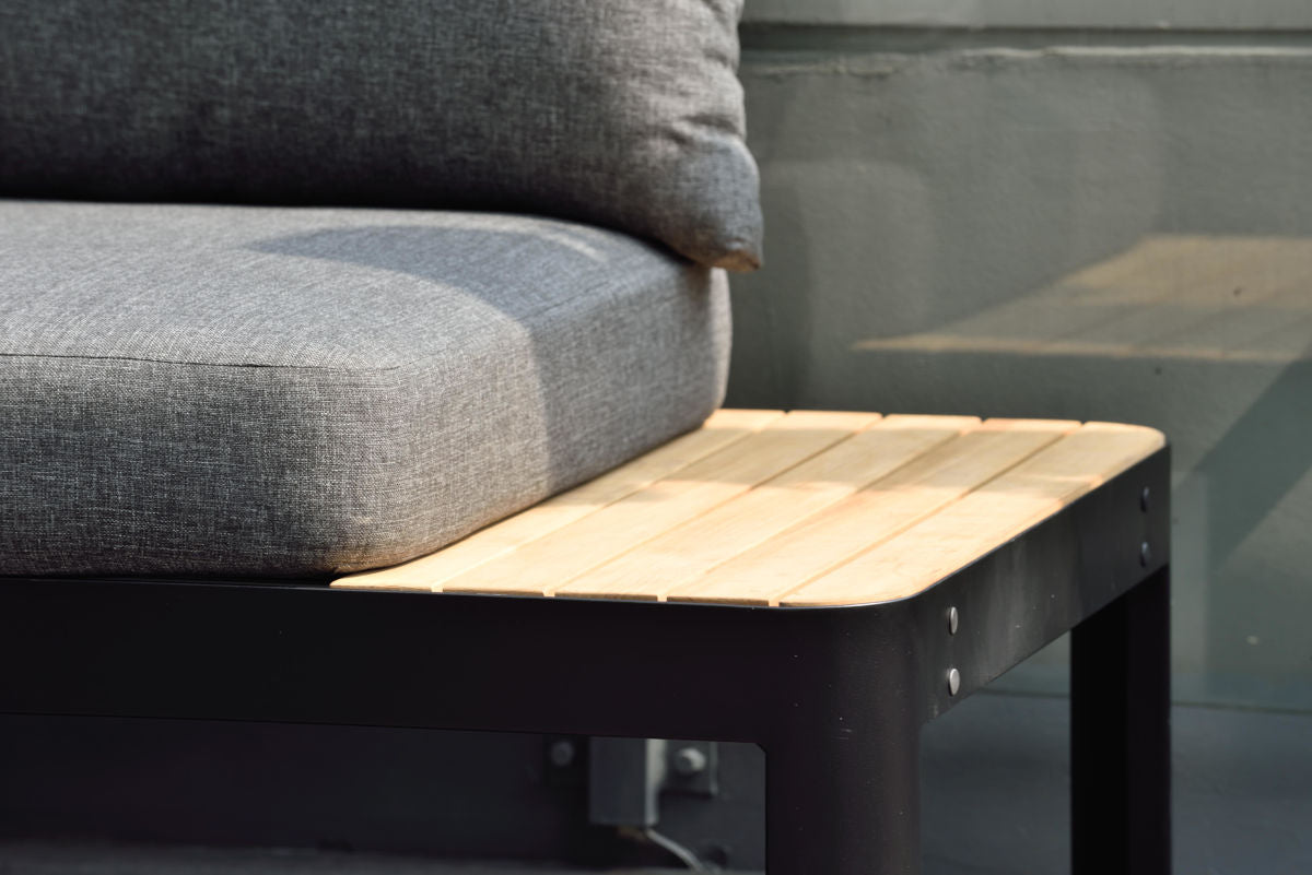 Portals Dark Modular Sofa 3pc Set