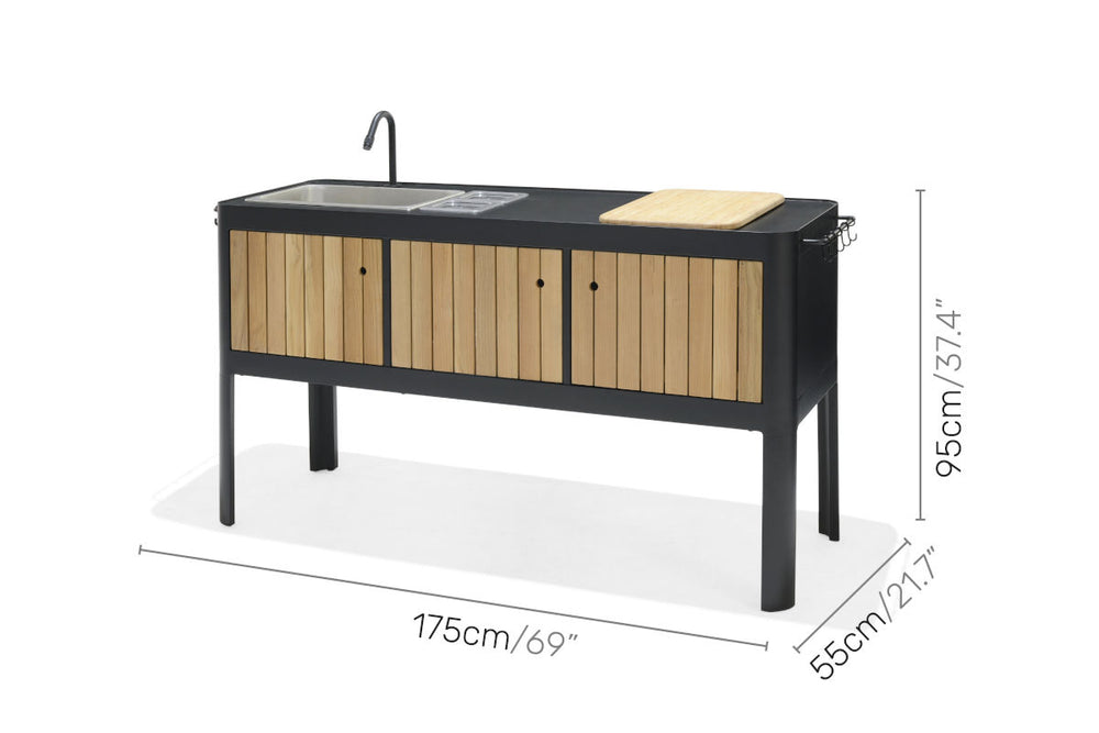 
                      
                        Portals Dark Outdoor Kitchen
                      
                    