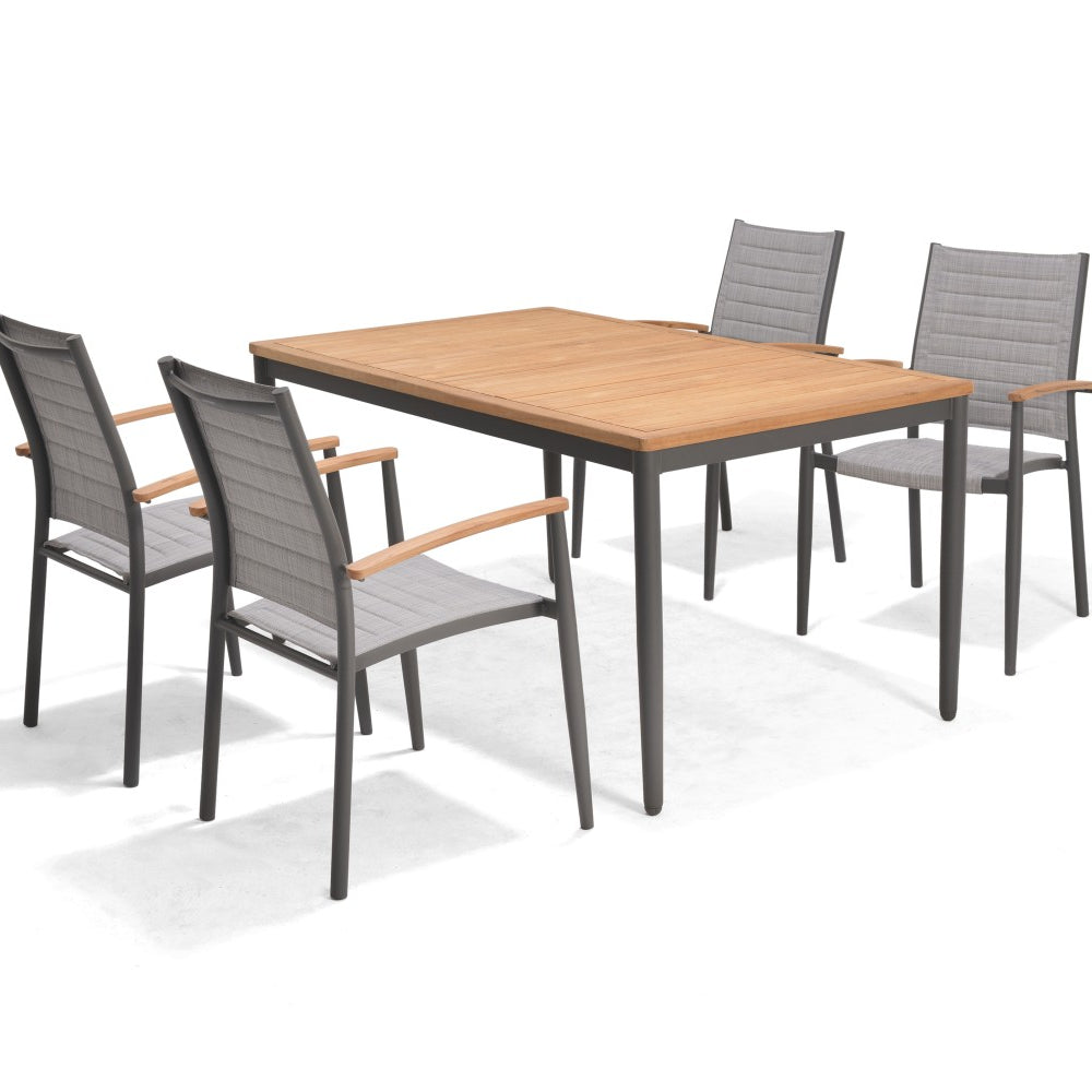 
                      
                        Topaz 4 Piece Small Rectangular Dining Set
                      
                    