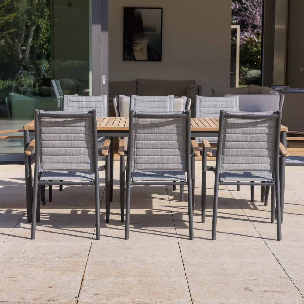 
                      
                        Topaz 9 Piece Teak Big Rectangular Dining Set
                      
                    
