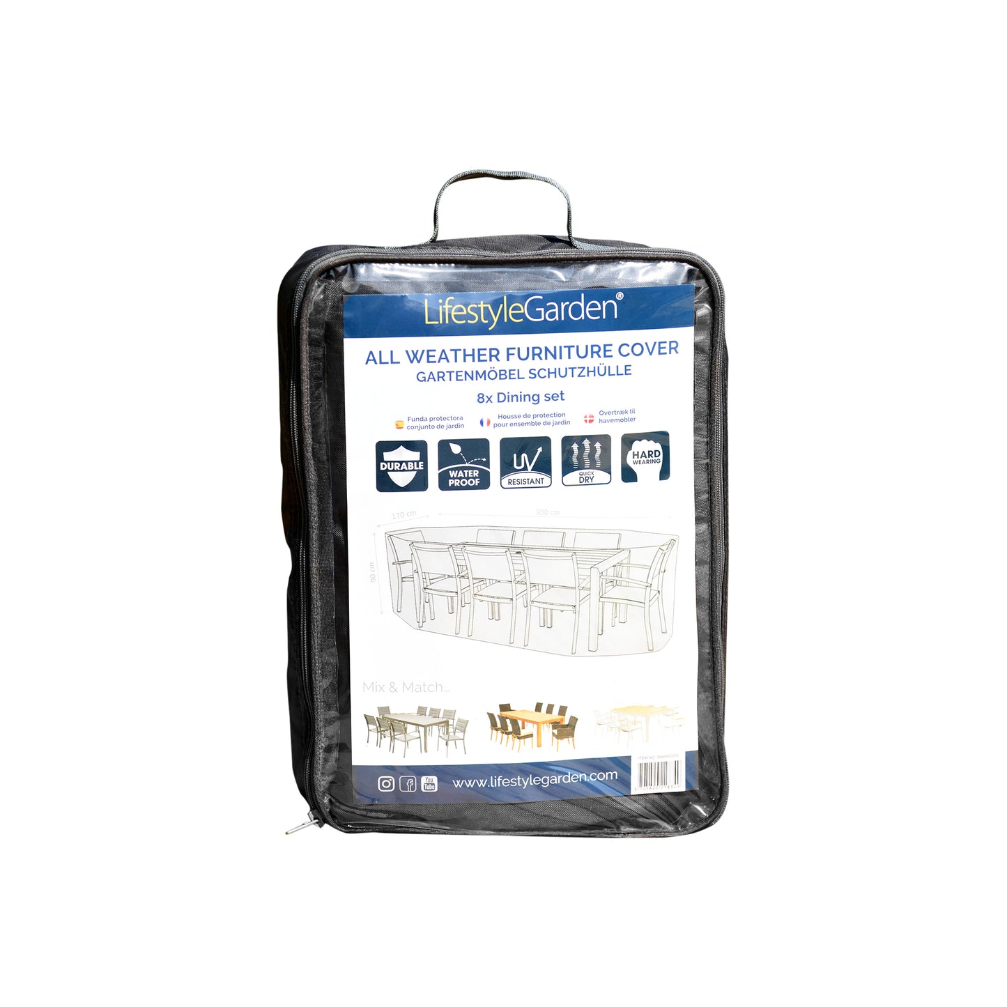 Amazonia Patio Cover for Dining Set - Waterproof